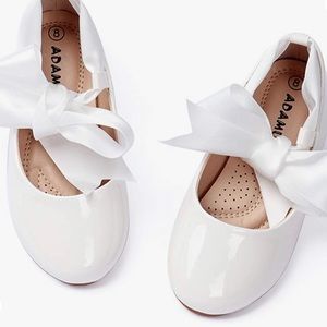 White dressy flats!